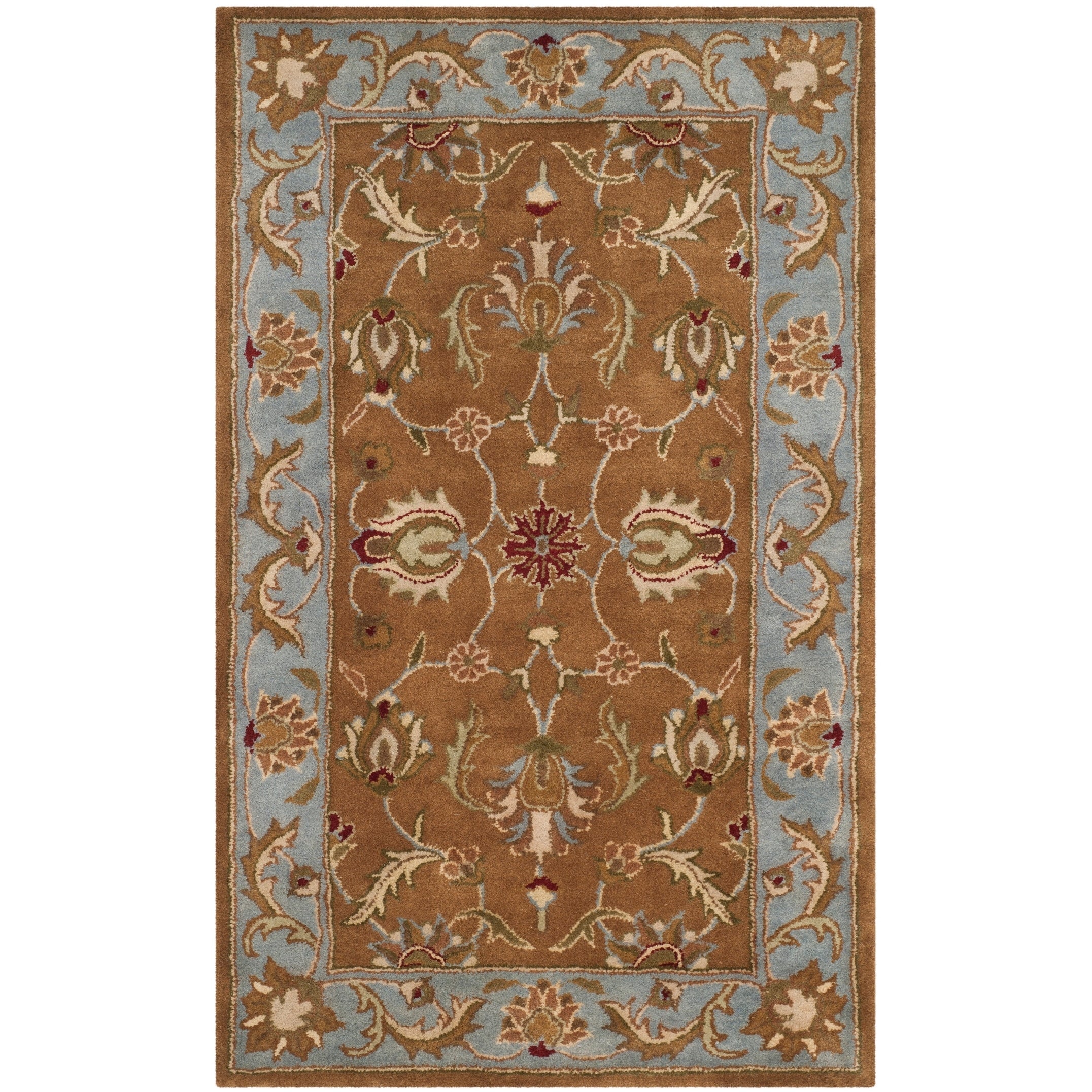 SAFAVIEH Handmade Heritage Full Bloom Traditional Oriental Wool Rug