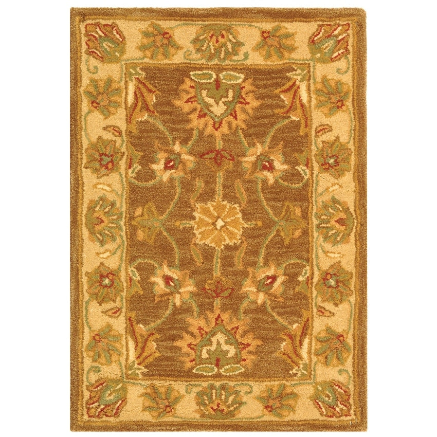 SAFAVIEH Handmade Heritage Kimono Traditional Oriental Wool Rug