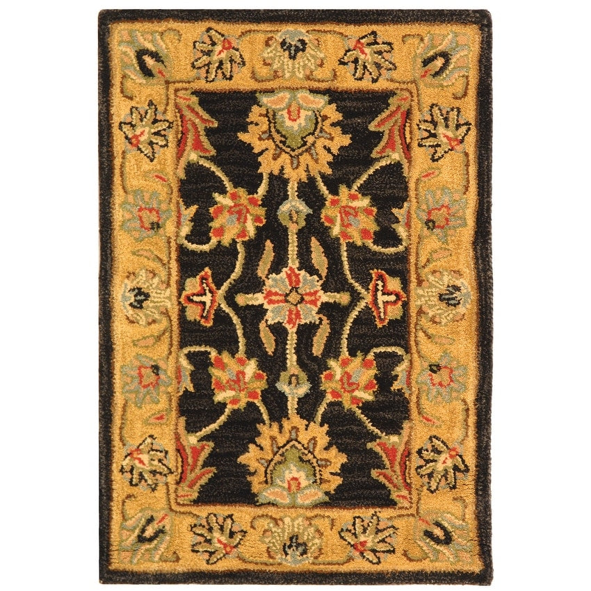 SAFAVIEH Handmade Heritage Kimono Traditional Oriental Wool Rug