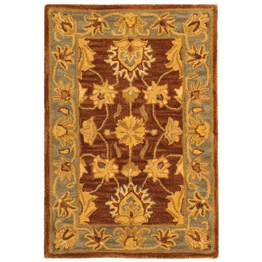 SAFAVIEH Handmade Heritage Kimono Traditional Oriental Wool Rug