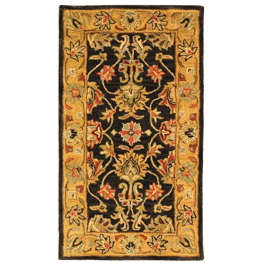 SAFAVIEH Handmade Heritage Kimono Traditional Oriental Wool Rug