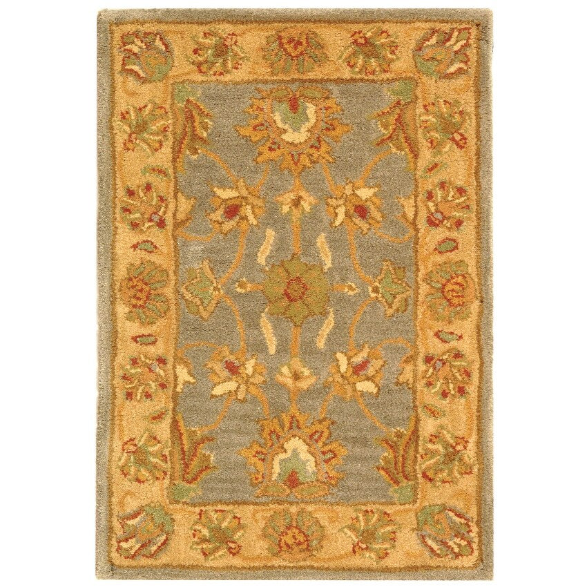 SAFAVIEH Handmade Heritage Kimono Traditional Oriental Wool Rug