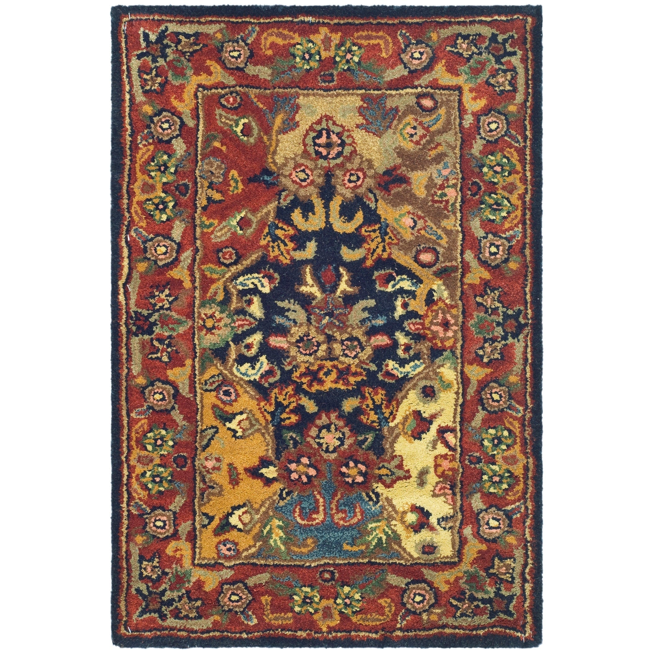SAFAVIEH Handmade Heritage Reptilian Traditional Oriental Wool Rug