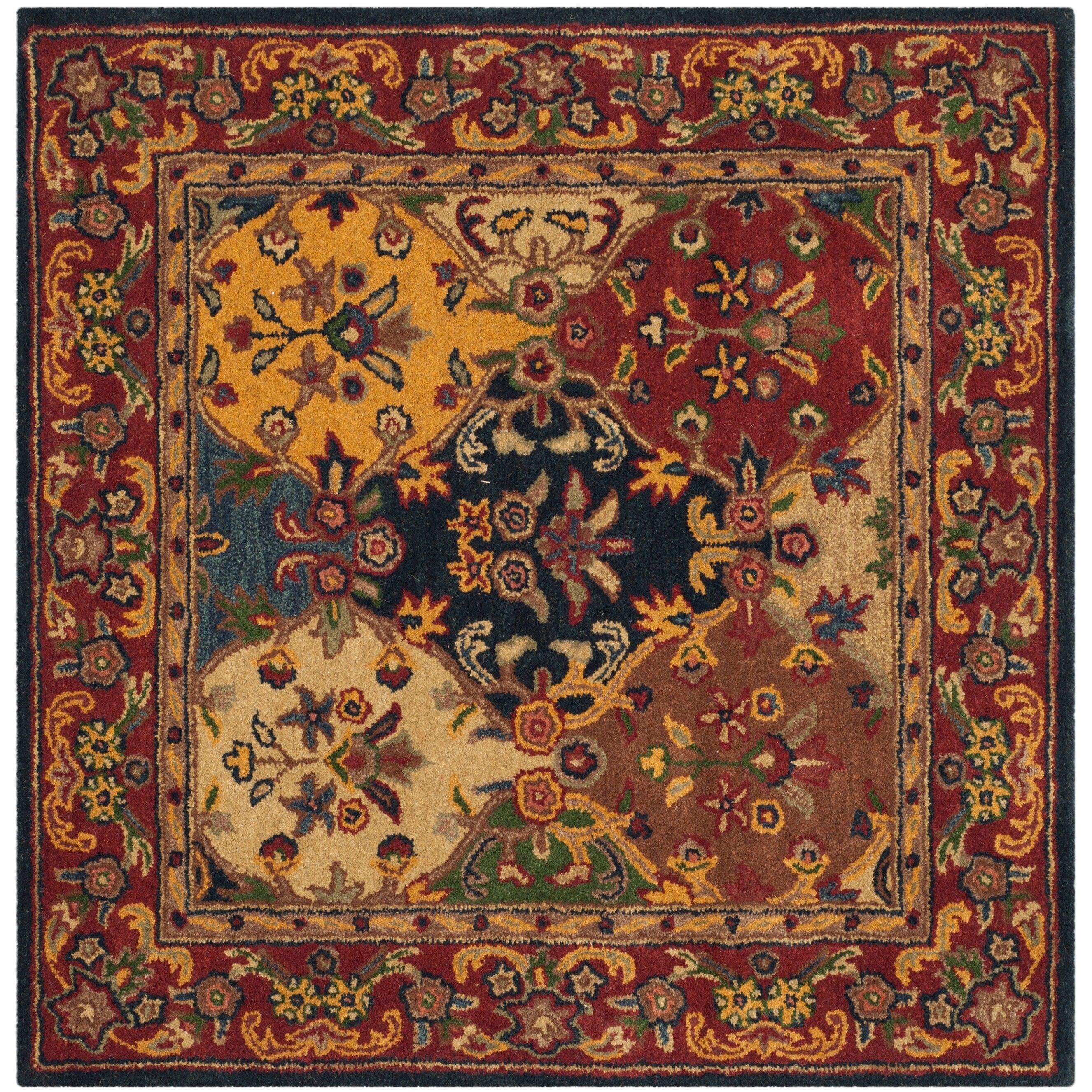 SAFAVIEH Handmade Heritage Reptilian Traditional Oriental Wool Rug