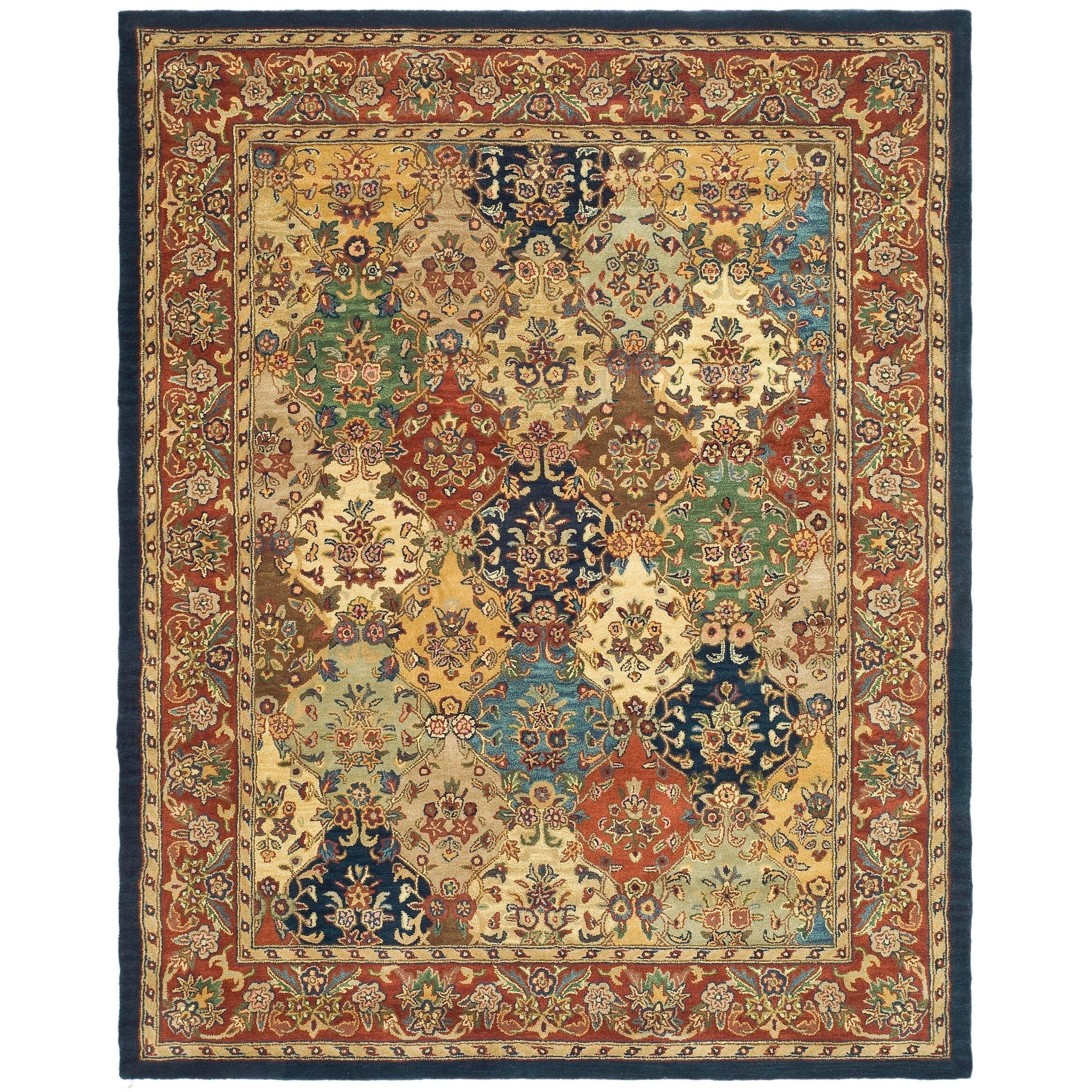 SAFAVIEH Handmade Heritage Reptilian Traditional Oriental Wool Rug
