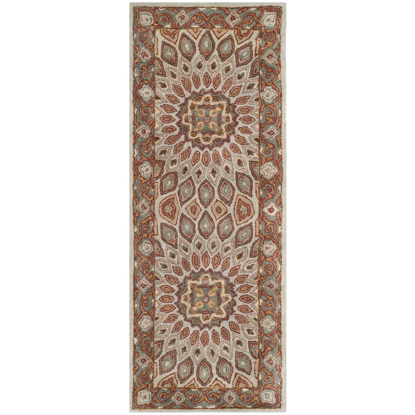 SAFAVIEH Handmade Heritage Wayfarer Traditional Oriental Wool Rug