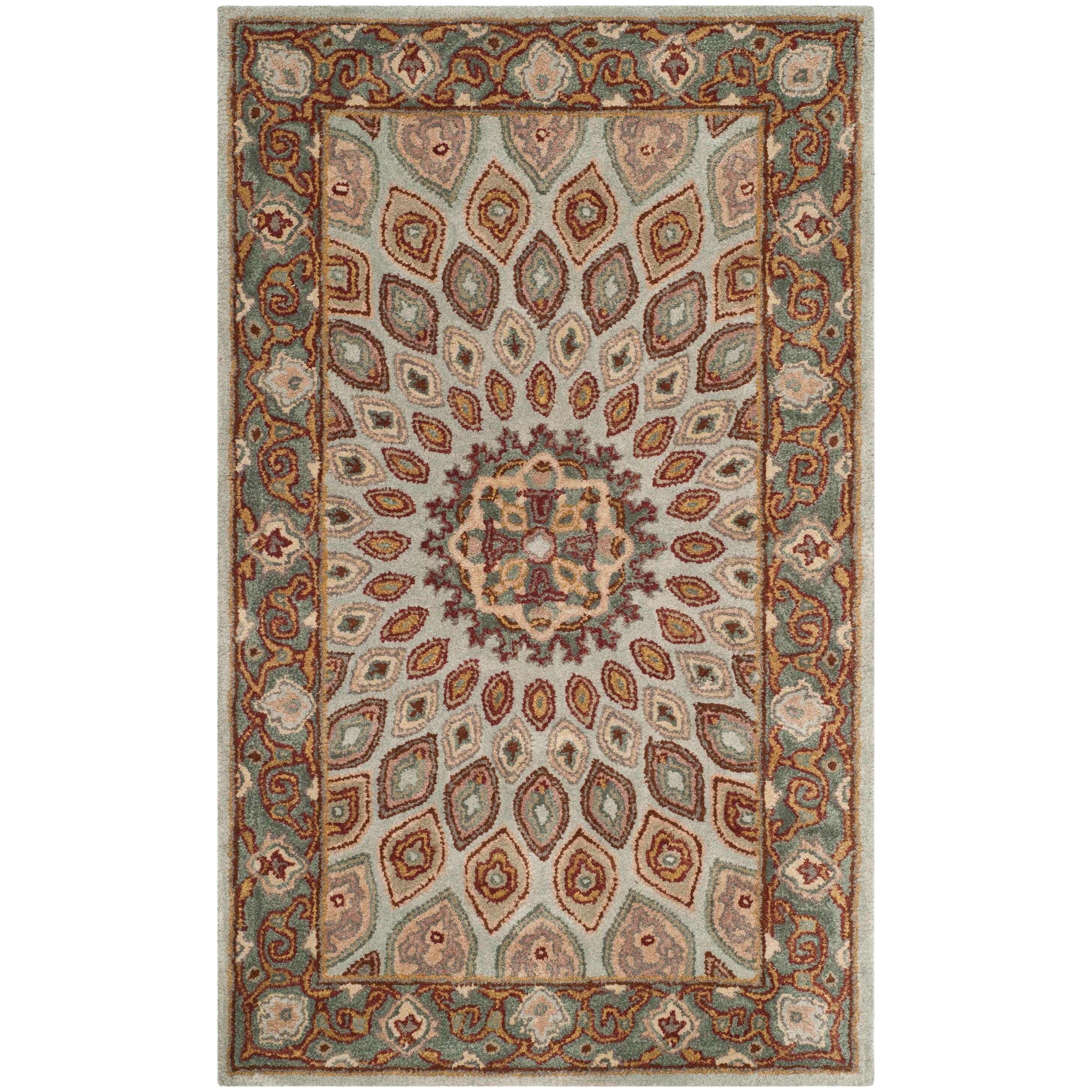SAFAVIEH Handmade Heritage Wayfarer Traditional Oriental Wool Rug