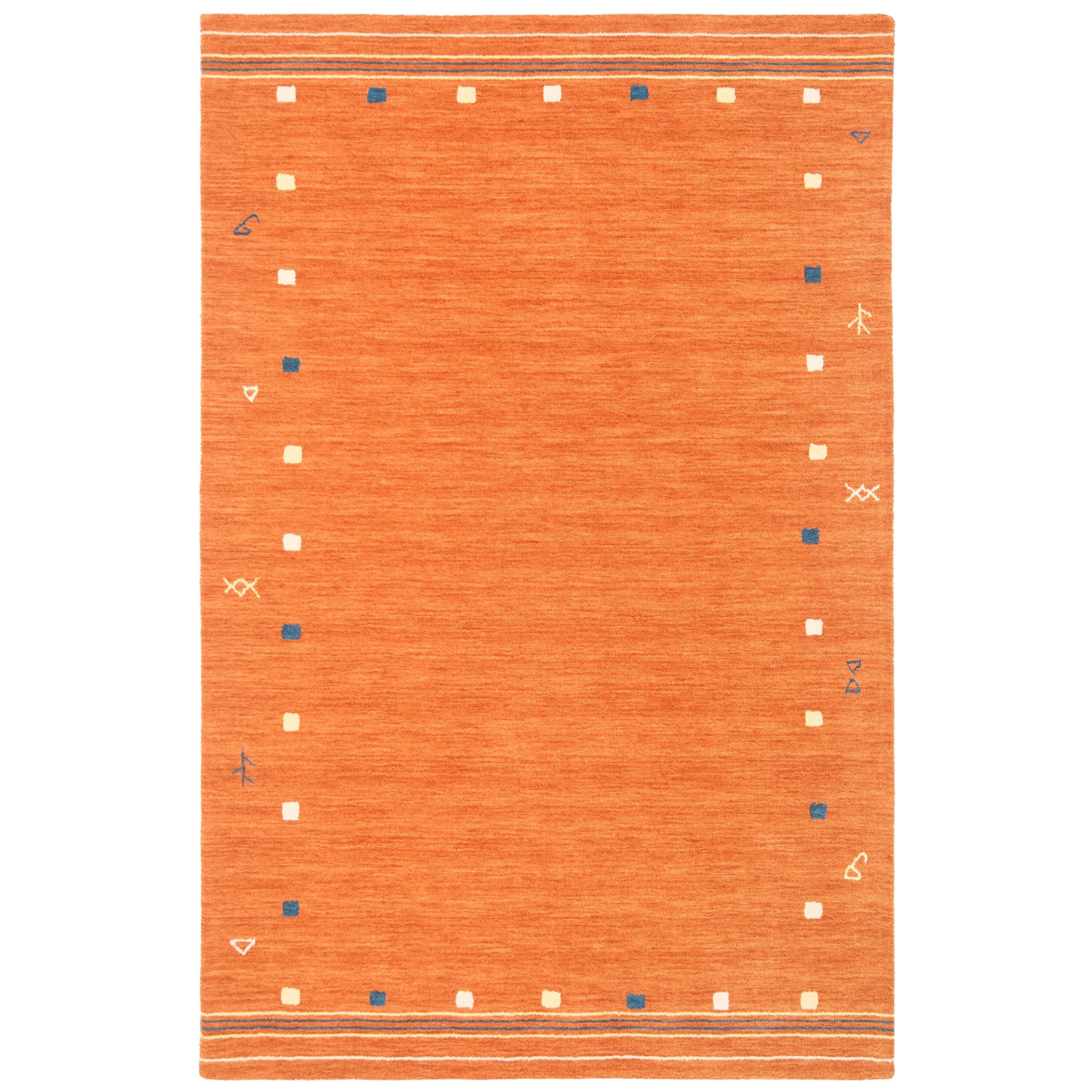 SAFAVIEH Handmade Himalaya Annelene Border Wool Rug