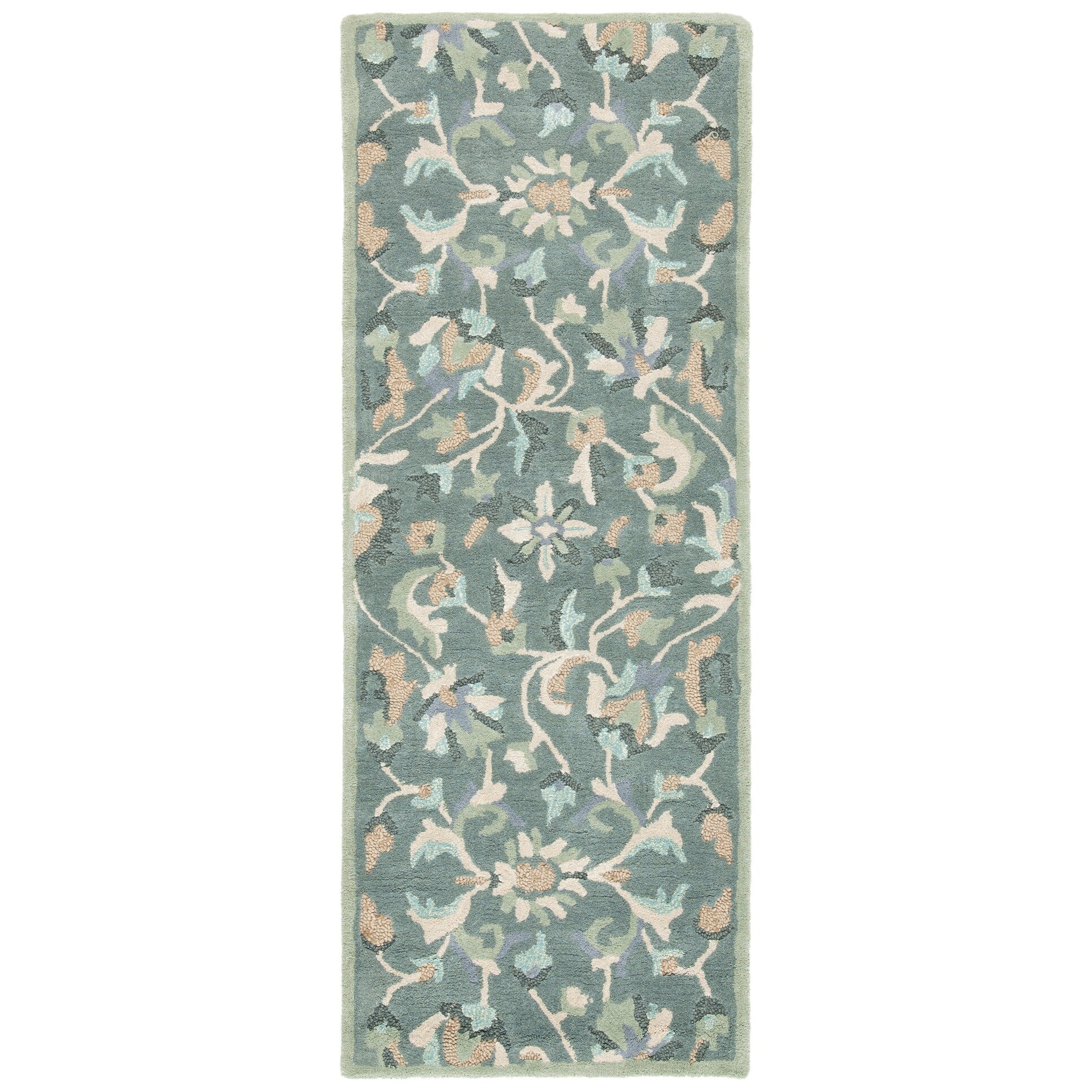 SAFAVIEH Handmade Jardin Aase Country Floral Wool Rug