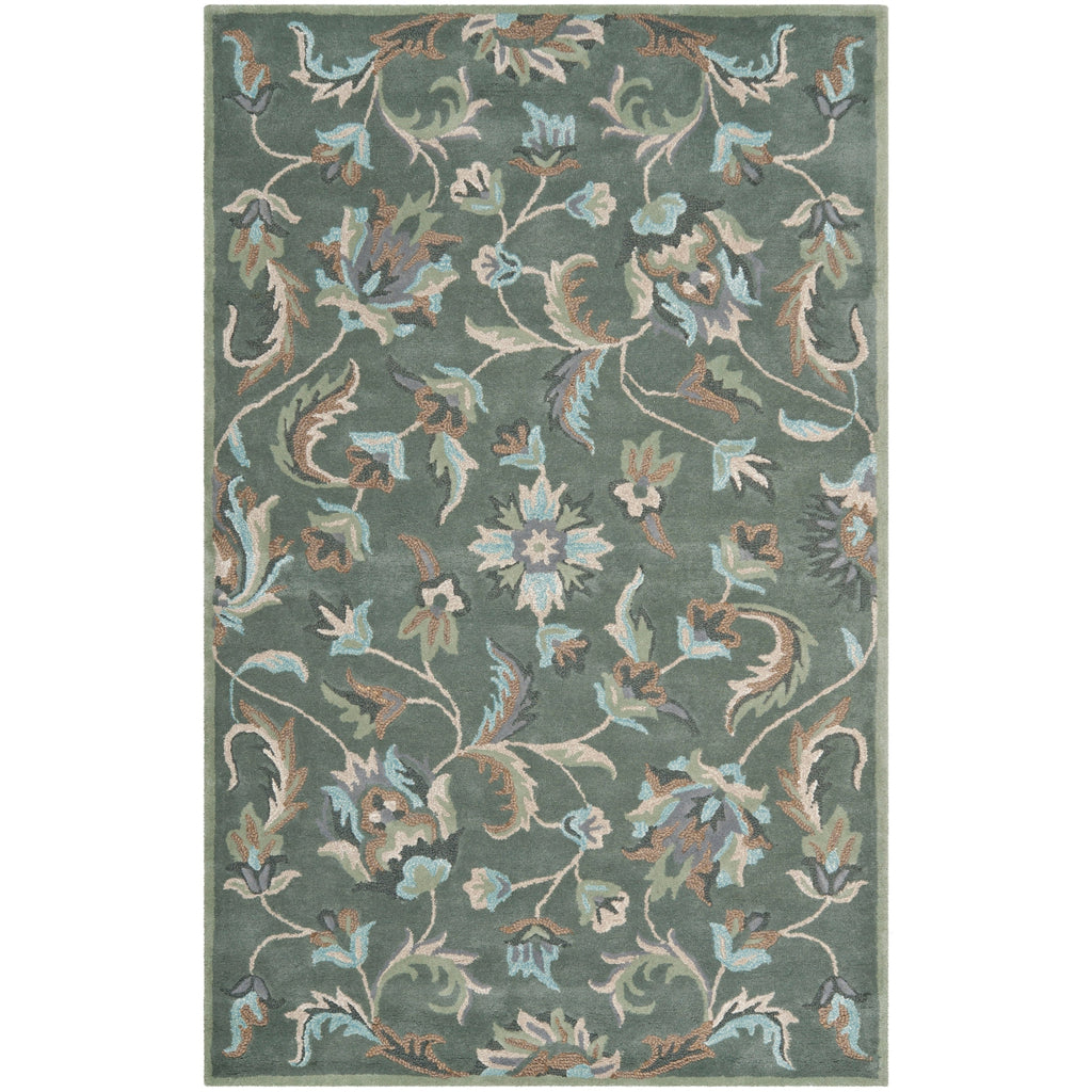 SAFAVIEH Handmade Jardin Aase Country Floral Wool Rug