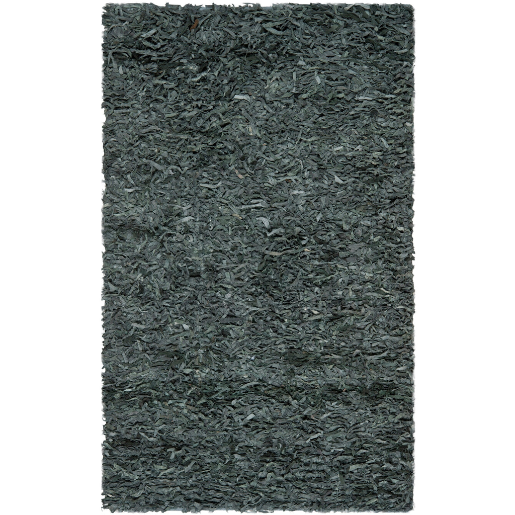 SAFAVIEH Handmade Leather Shag Doinita Modern Decorative Rug