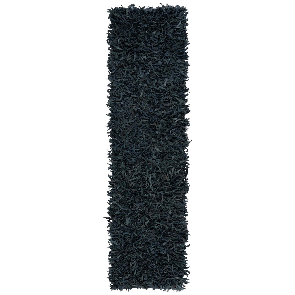 SAFAVIEH Handmade Leather Shag Doinita Modern Decorative Rug