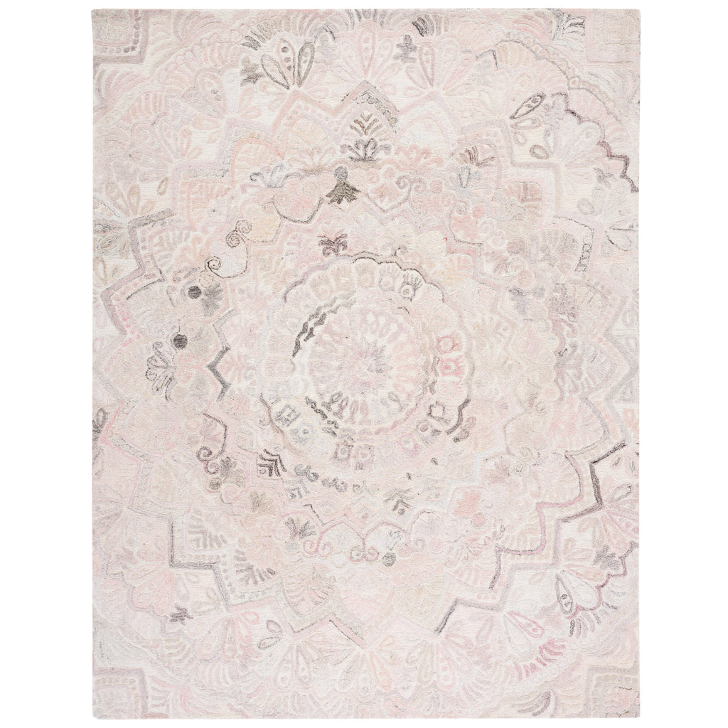 SAFAVIEH Handmade Marquee Carlijn Modern Medallion Wool Rug