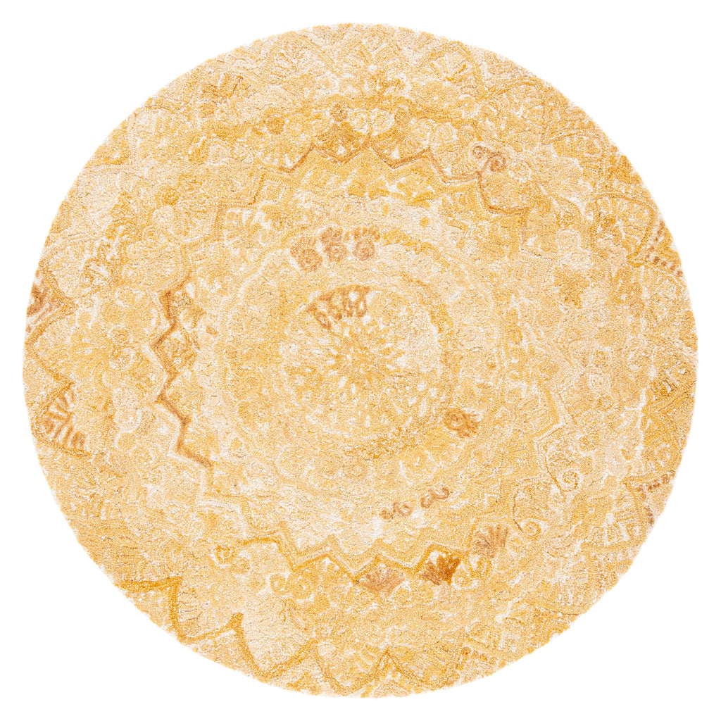 SAFAVIEH Handmade Marquee Carlijn Modern Medallion Wool Rug