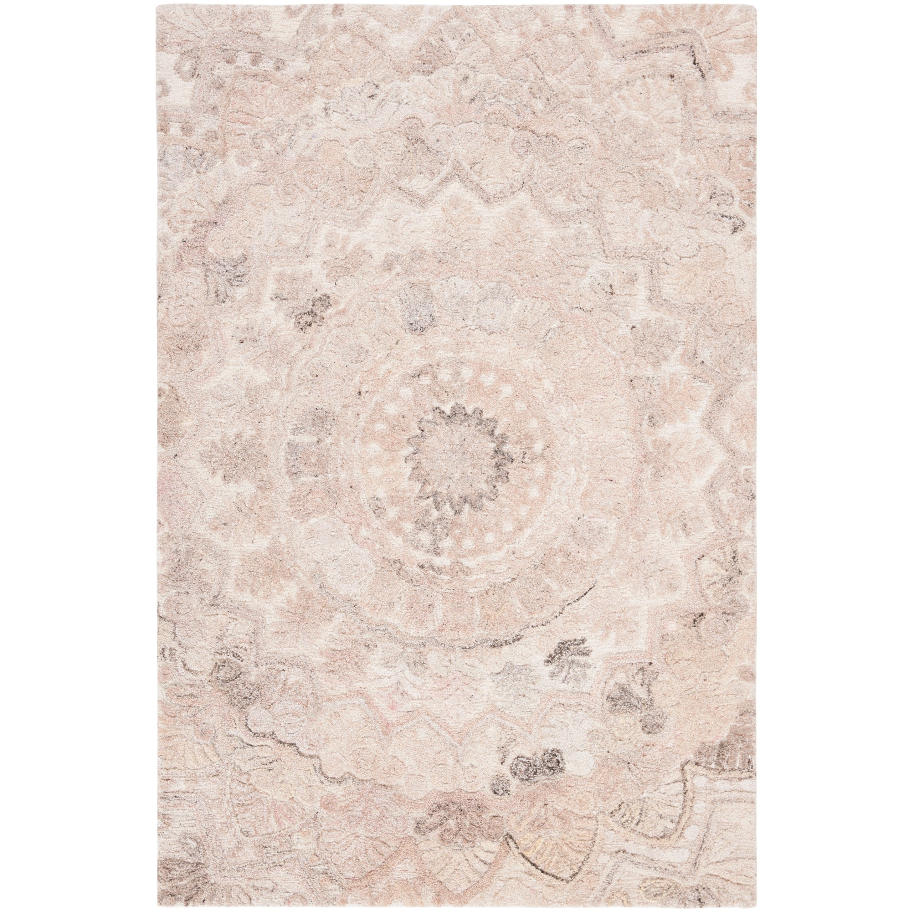 SAFAVIEH Handmade Marquee Carlijn Modern Medallion Wool Rug