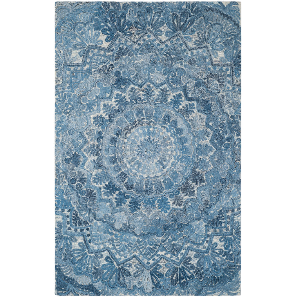 SAFAVIEH Handmade Marquee Carlijn Modern Medallion Wool Rug