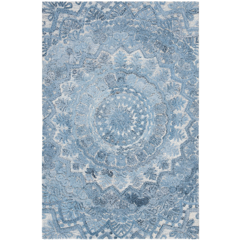 SAFAVIEH Handmade Marquee Carlijn Modern Medallion Wool Rug