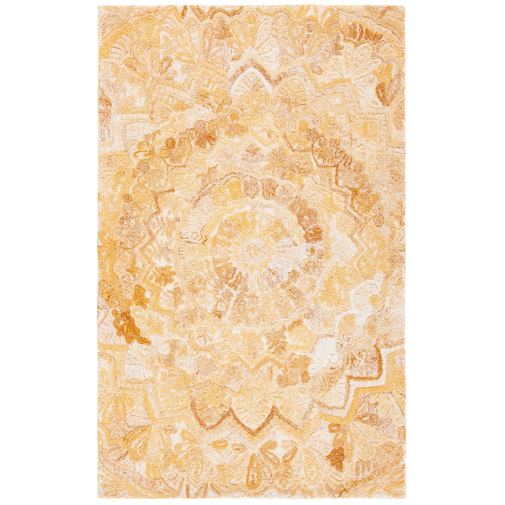 SAFAVIEH Handmade Marquee Carlijn Modern Medallion Wool Rug