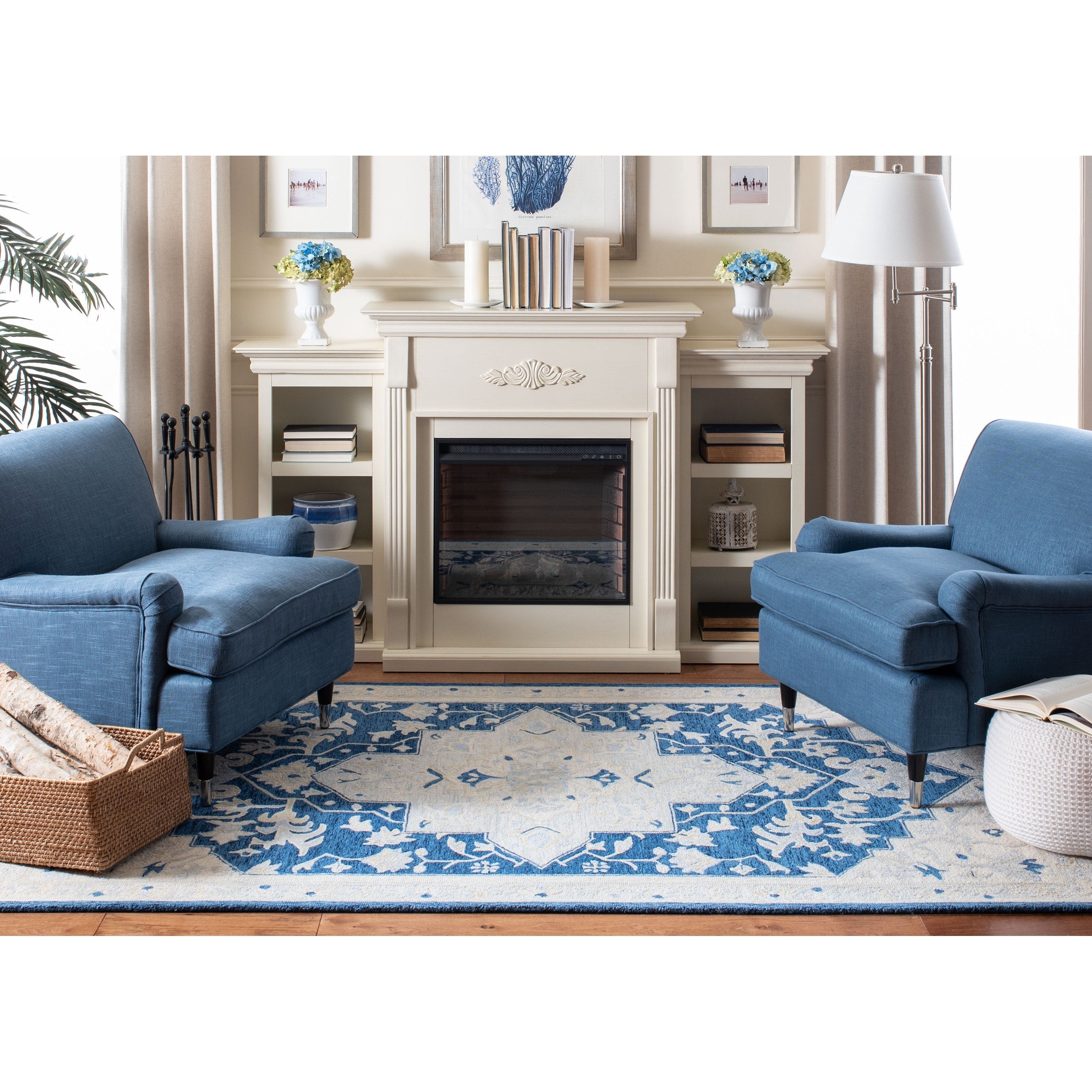 SAFAVIEH Handmade Micro-Loop Selveta Wool Rug