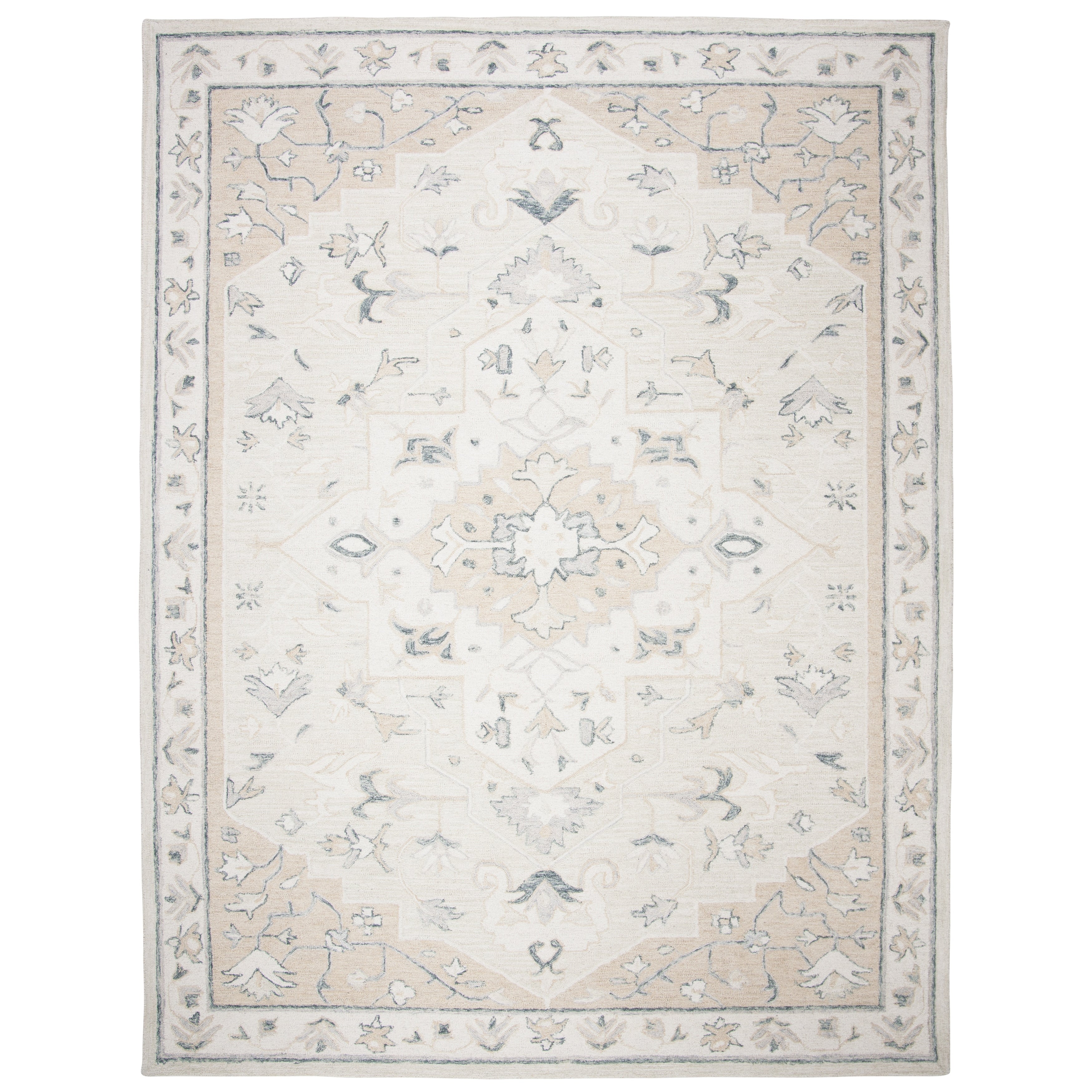 SAFAVIEH Handmade Micro-Loop Selveta Wool Rug
