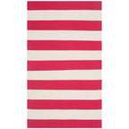 SAFAVIEH Handmade Montauk Geltrude Stripe Cotton Flatweave Rug