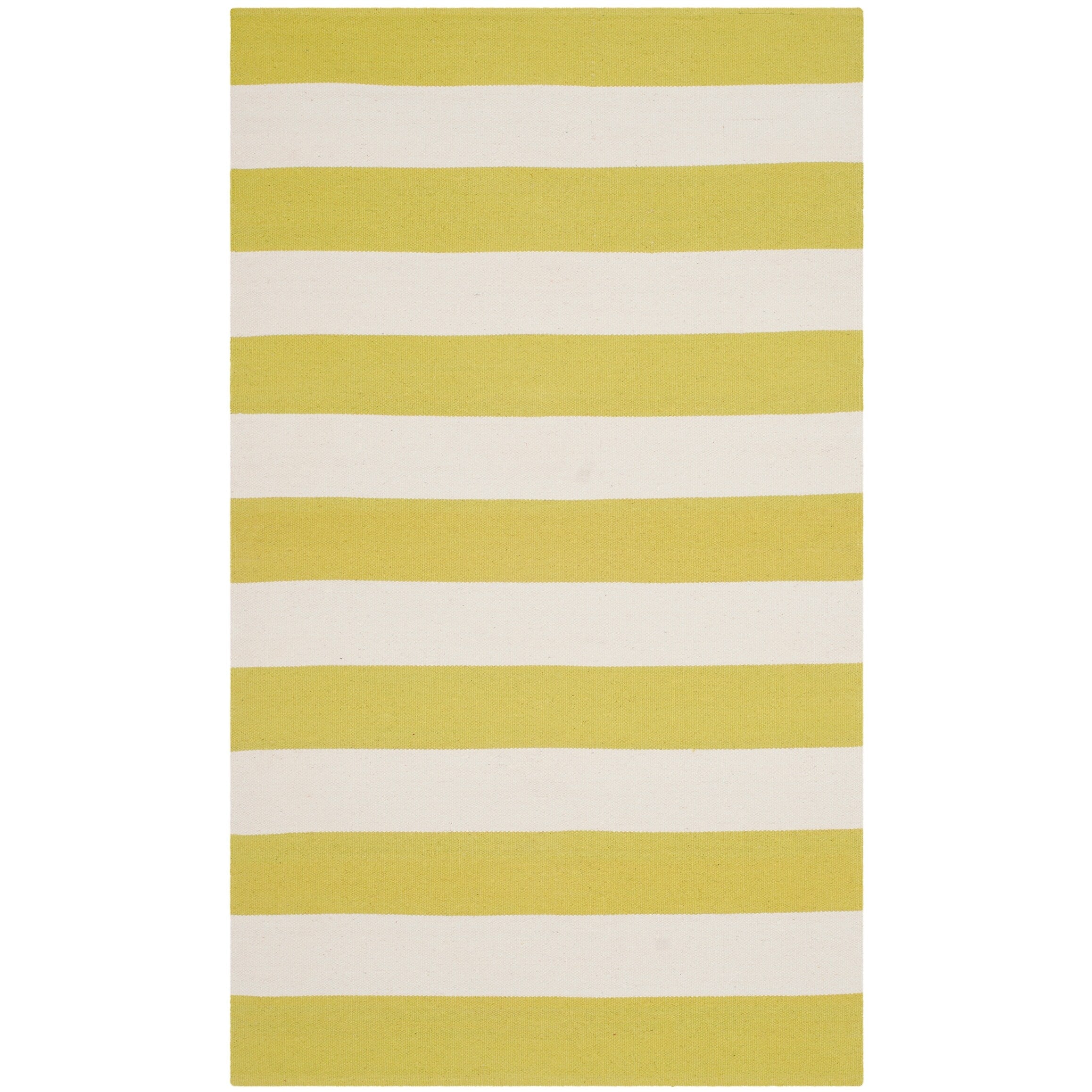 SAFAVIEH Handmade Montauk Geltrude Stripe Cotton Flatweave Rug