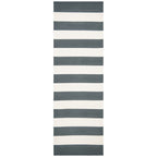 SAFAVIEH Handmade Montauk Geltrude Stripe Cotton Flatweave Rug