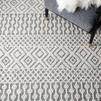 SAFAVIEH Handmade Natura Estel Wool Fringe Rug