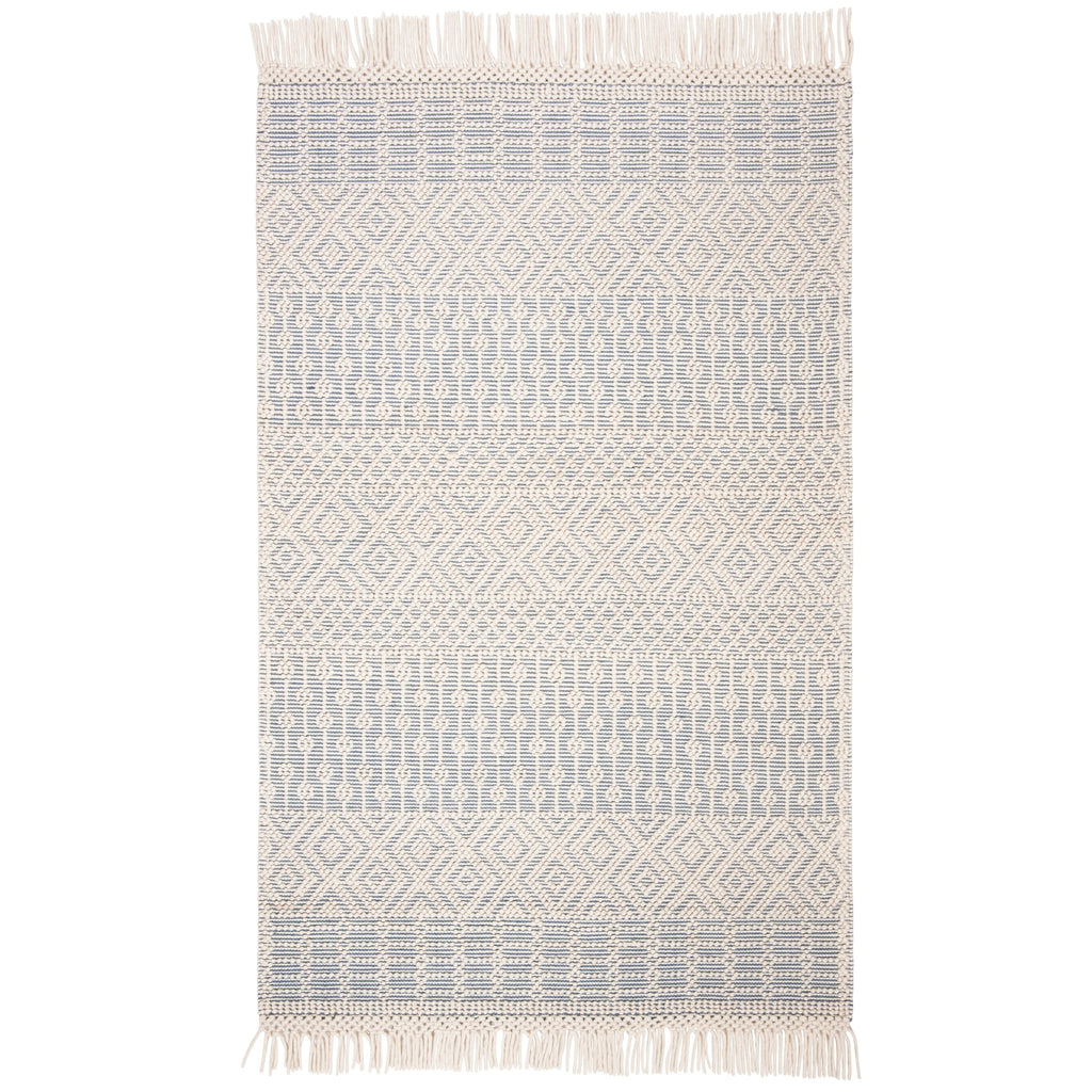 SAFAVIEH Handmade Natura Estel Wool Fringe Rug