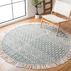 SAFAVIEH Handmade Natura Estel Wool Fringe Rug