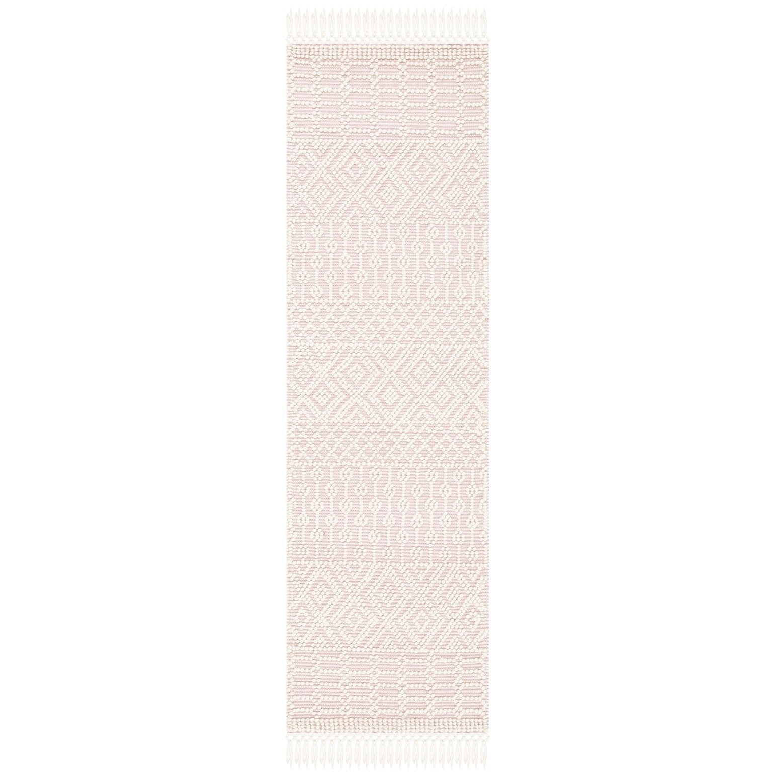 SAFAVIEH Handmade Natura Estel Wool Fringe Rug