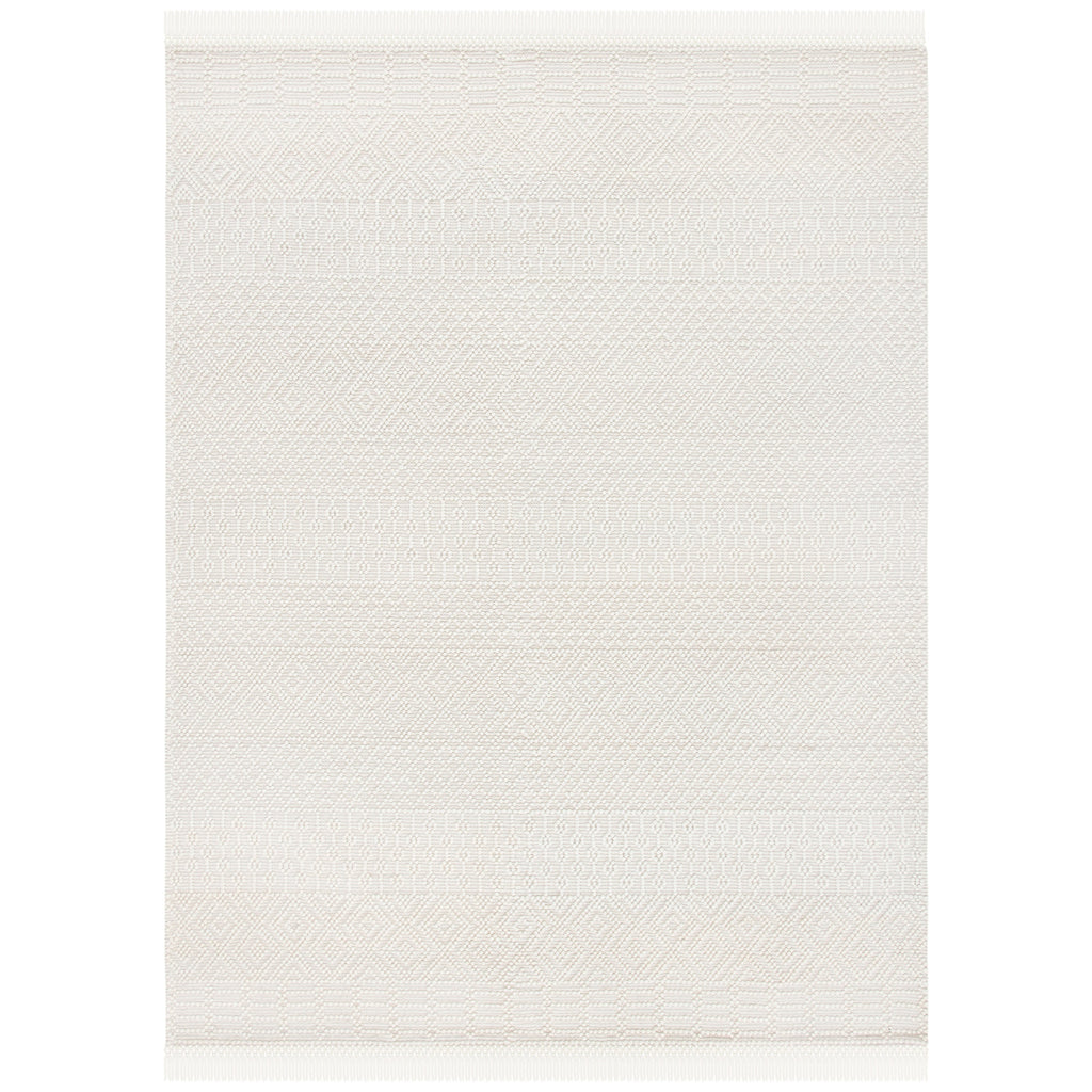 SAFAVIEH Handmade Natura Estel Wool Fringe Rug
