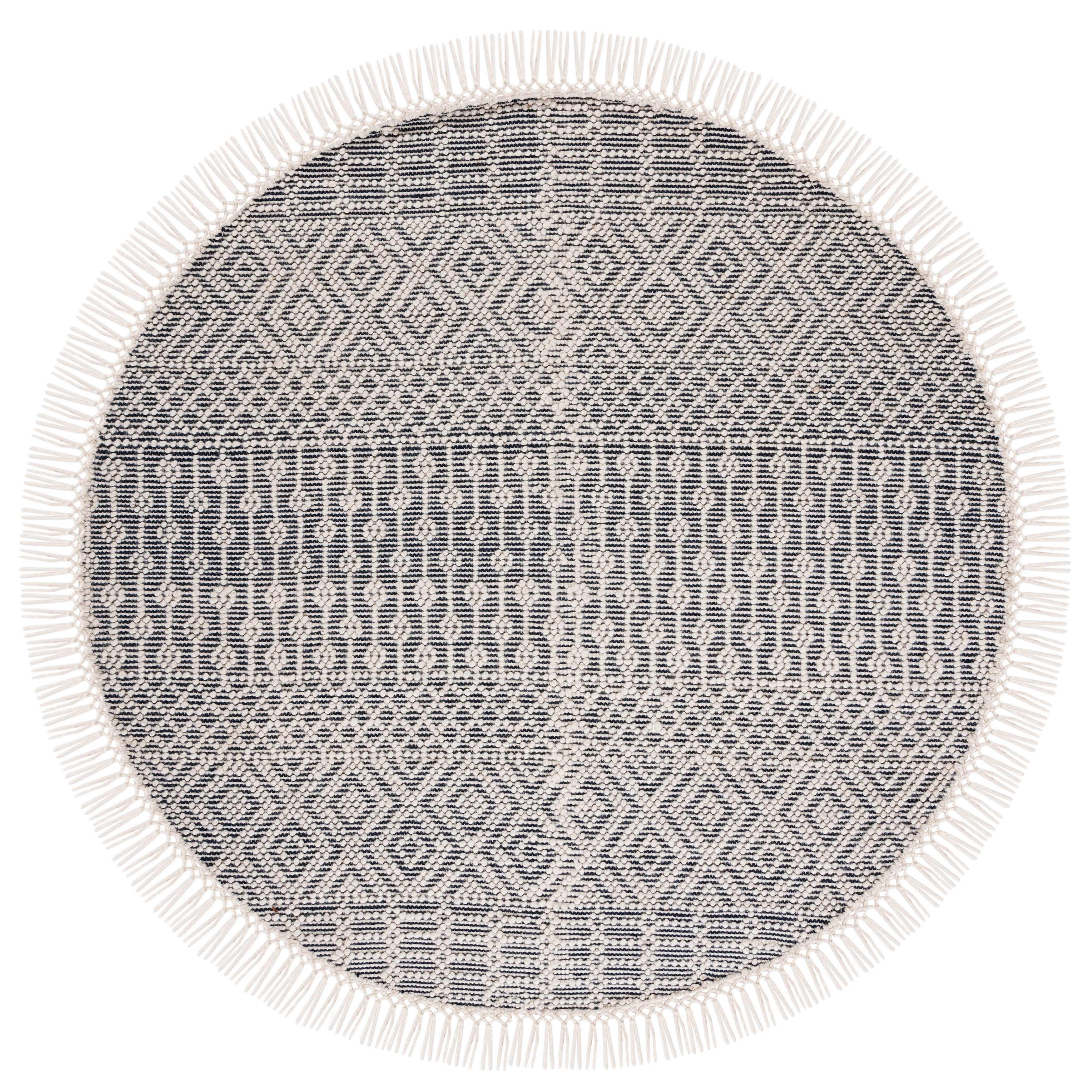 SAFAVIEH Handmade Natura Estel Wool Fringe Rug