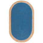 SAFAVIEH Handmade Natural Fiber Jolette Bordered Round Jute Rug