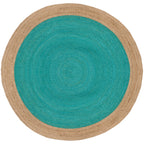 SAFAVIEH Handmade Natural Fiber Jolette Bordered Round Jute Rug