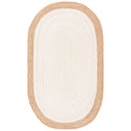 SAFAVIEH Handmade Natural Fiber Jolette Bordered Round Jute Rug