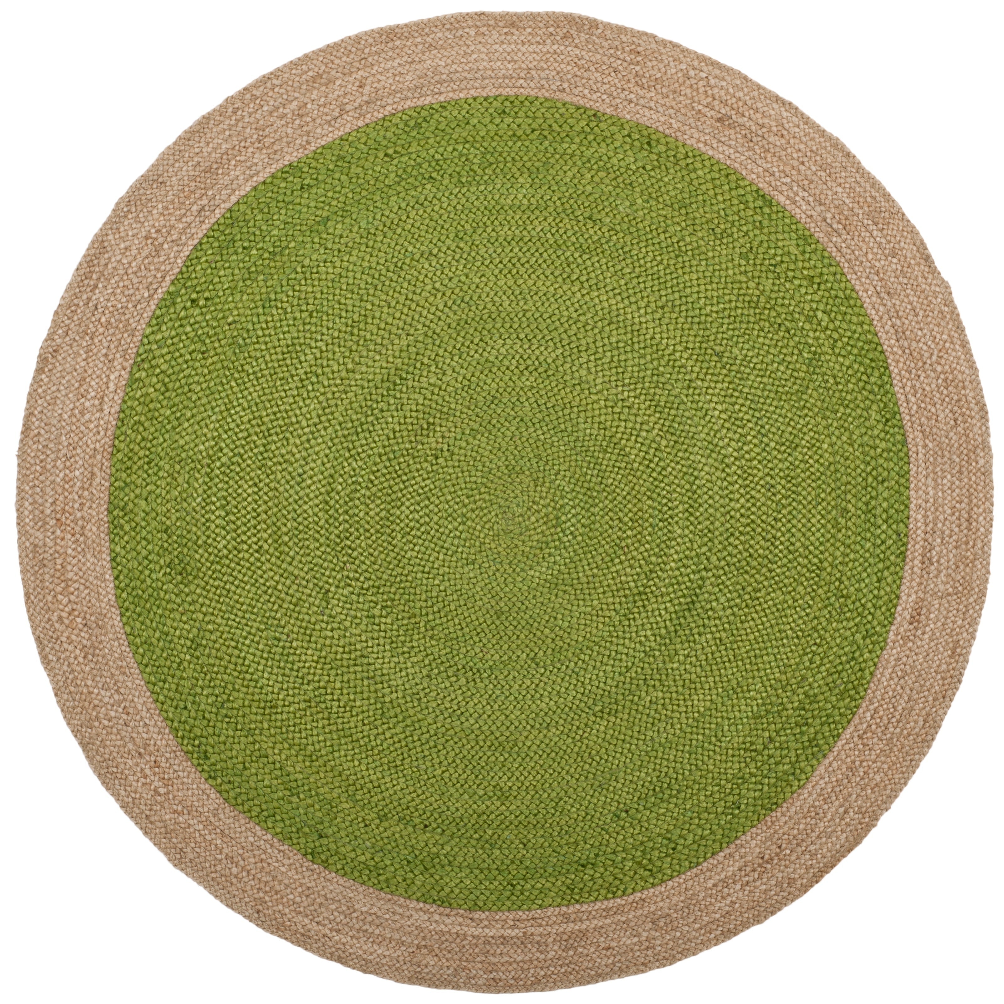 SAFAVIEH Handmade Natural Fiber Jolette Bordered Round Jute Rug
