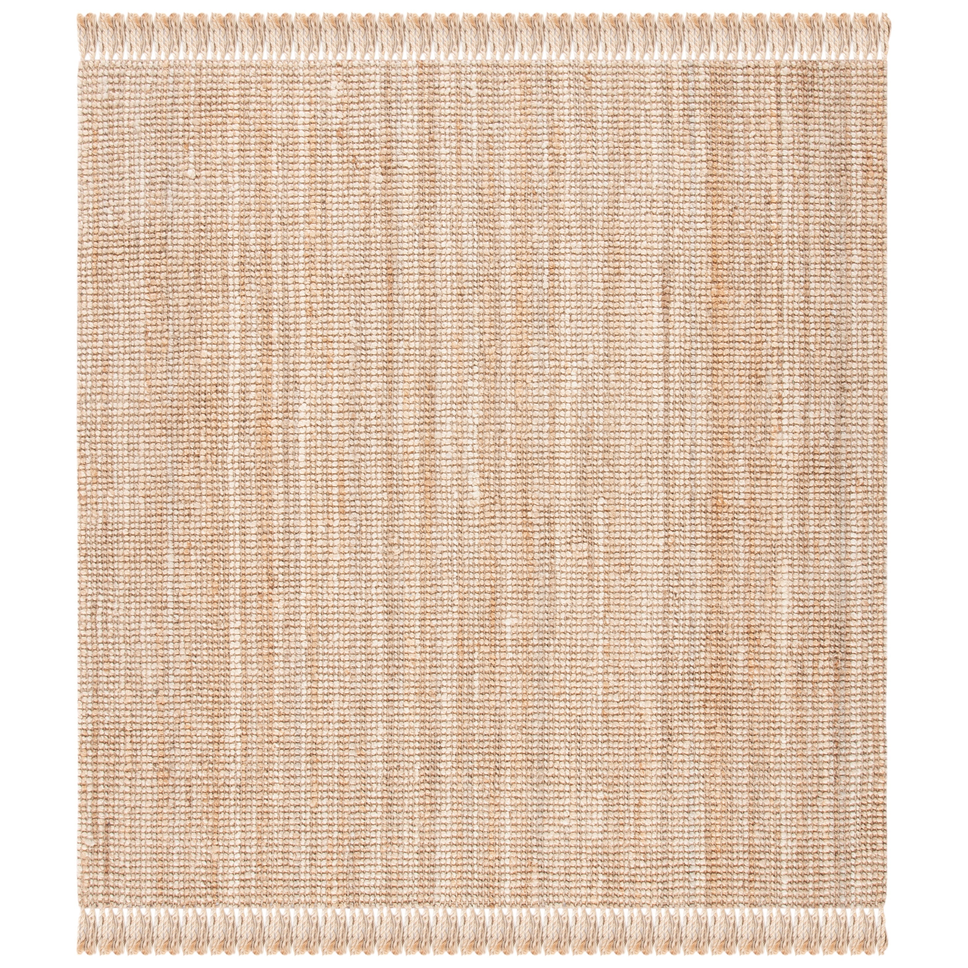 SAFAVIEH Handmade Natural Fiber Mirnesa Jute Rug with Fringe