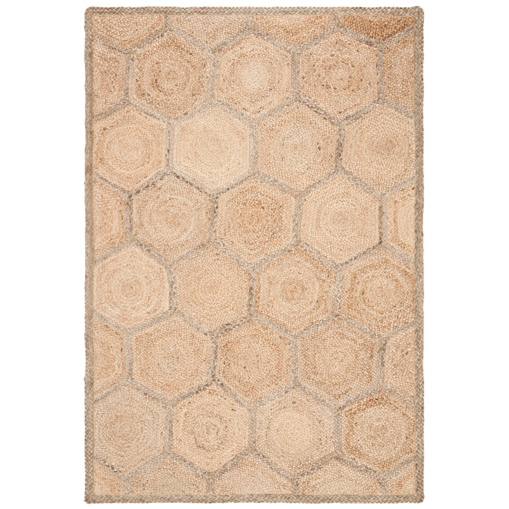 SAFAVIEH Handmade Natural Fiber Nargiz Honeycomb Jute Rug