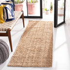 SAFAVIEH Handmade Natural Fiber Nihada Casual Solid Jute Rug