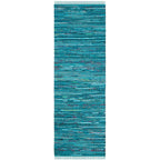 SAFAVIEH Handmade Rag Rug Litzy Stripe Cotton Rug