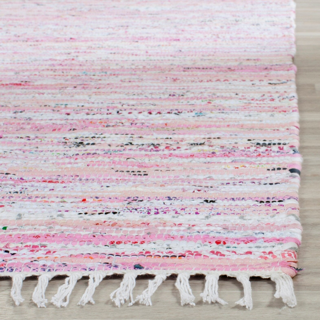 SAFAVIEH Handmade Rag Rug Litzy Stripe Cotton Rug
