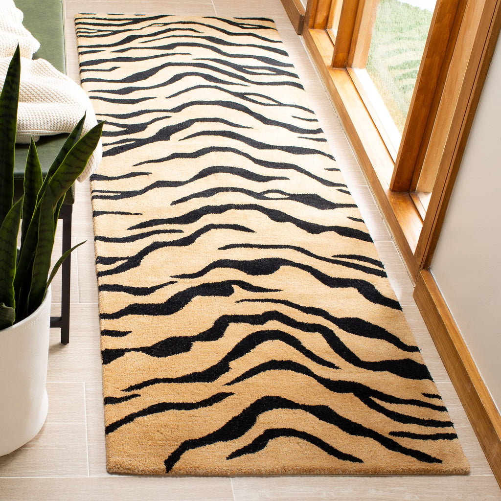 SAFAVIEH Handmade Soho Latoyia Tiger N.Z. Wool Rug