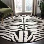 SAFAVIEH Handmade Soho Nakita Zebra Pattern New Zealand Wool