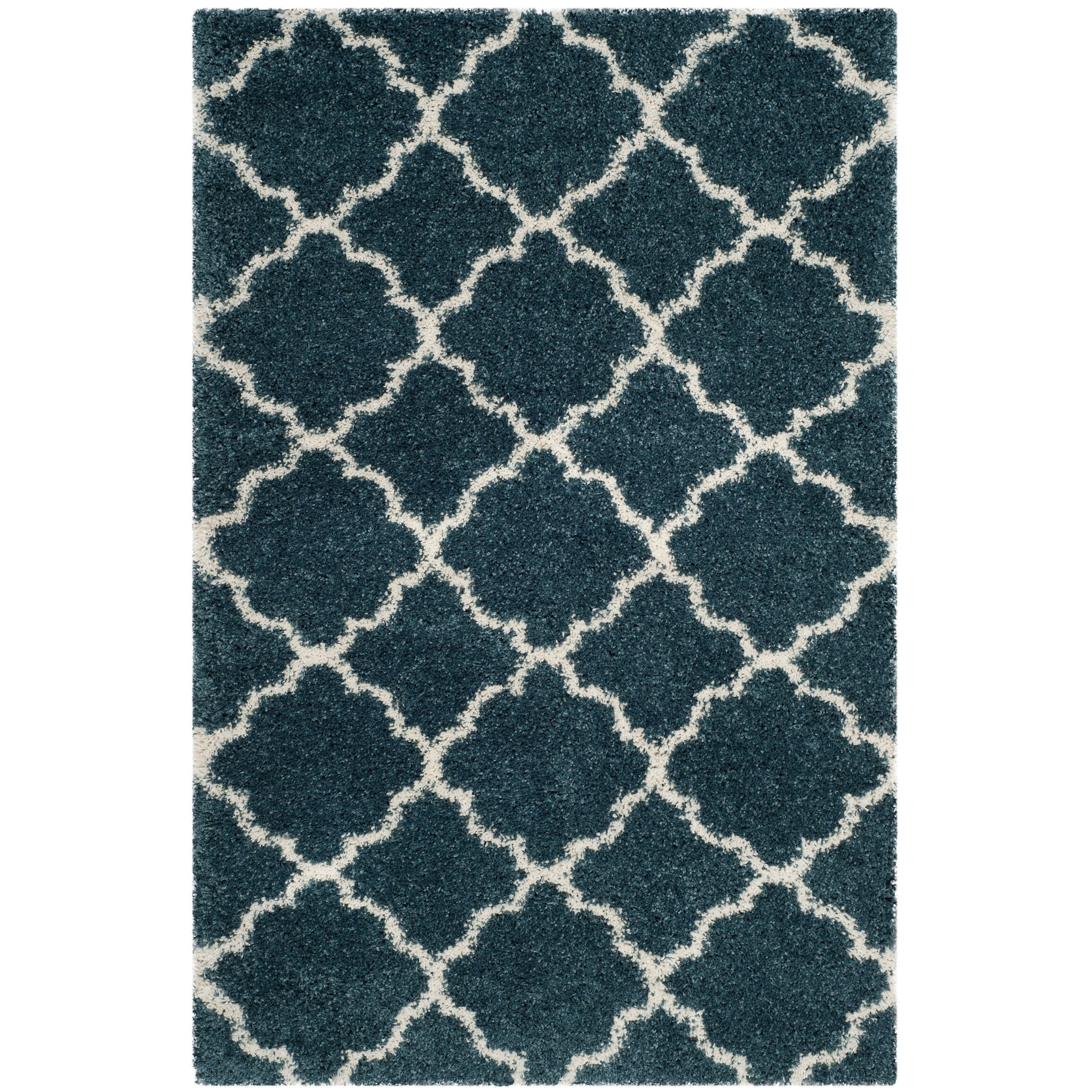 SAFAVIEH Hudson Shag Jeryl Glam Trellis 2-inch Area Rug