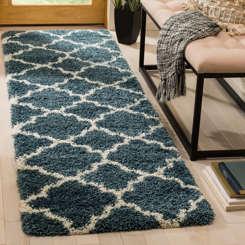 SAFAVIEH Hudson Shag Jeryl Glam Trellis 2-inch Area Rug
