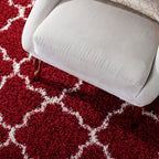 SAFAVIEH Hudson Shag Jeryl Glam Trellis 2-inch Area Rug