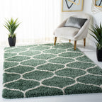 SAFAVIEH Hudson Shag Pushpa Trellis 2-inch Thick Area Rug