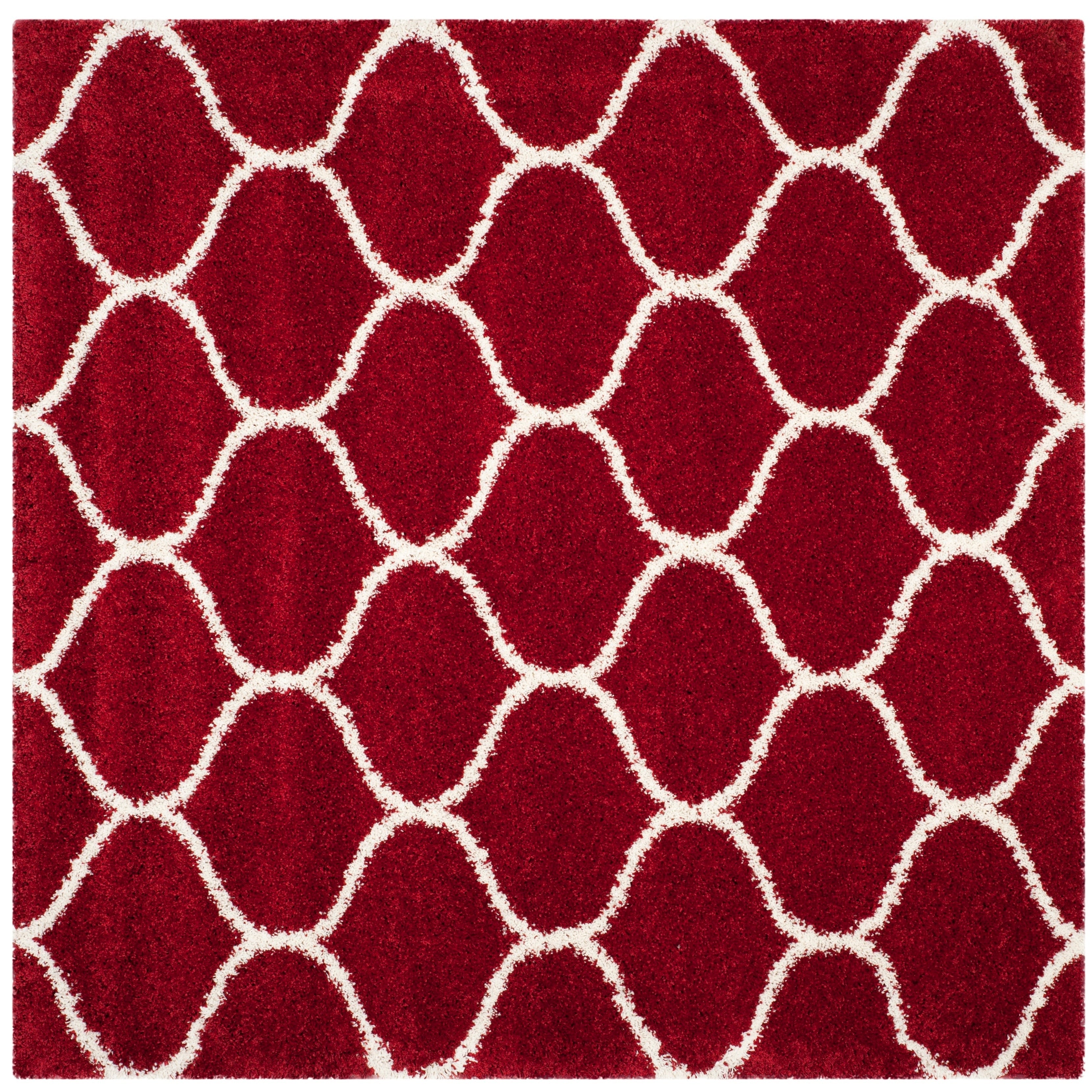SAFAVIEH Hudson Shag Pushpa Trellis 2-inch Thick Area Rug