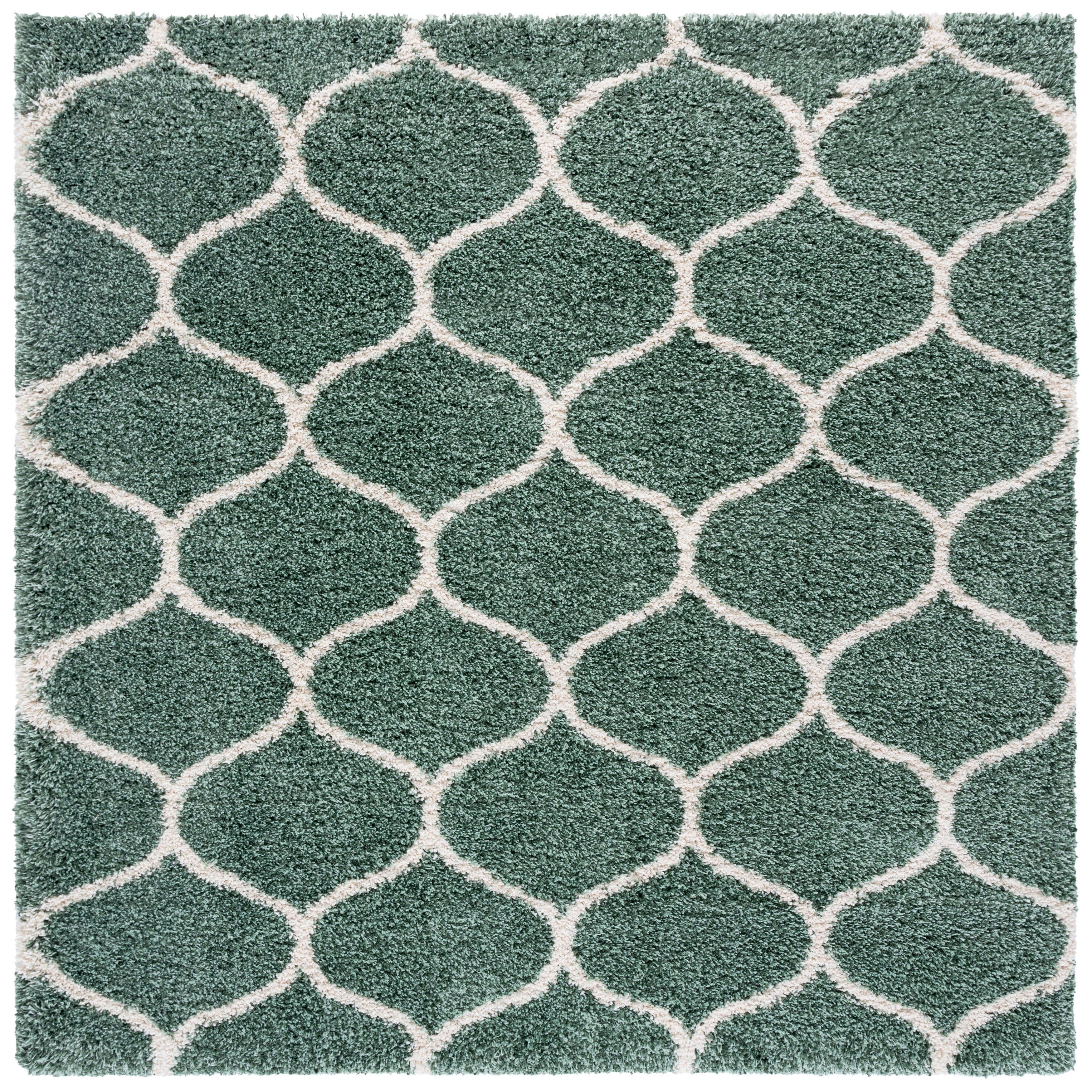 SAFAVIEH Hudson Shag Pushpa Trellis 2-inch Thick Area Rug